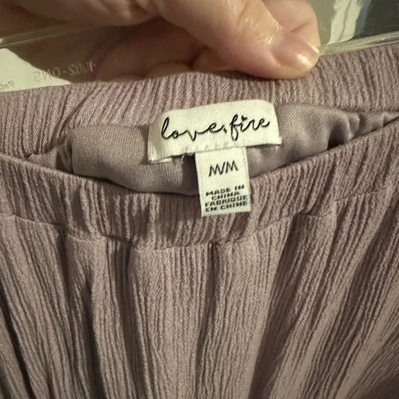 Love, Fire High Low Tiered Maxi Skirt Size Medium - Picture 8 of 8